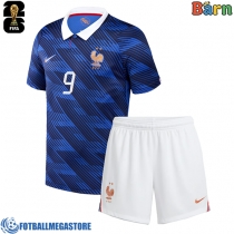 Fotballdrakt Barn Frankrike Marcus Thuram #9 Hjemmedraktsett VM 2026 Kortermet (+ Korte bukser)